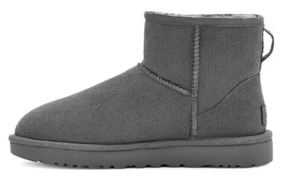 Угги женские серого цвета UGG CLASSIC MINI 1016222-Nadеждныйовароплатформа-UGG