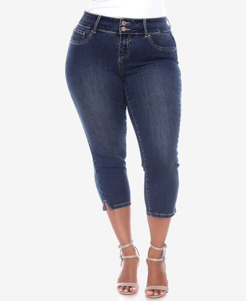 Plus Size Capri Jeans