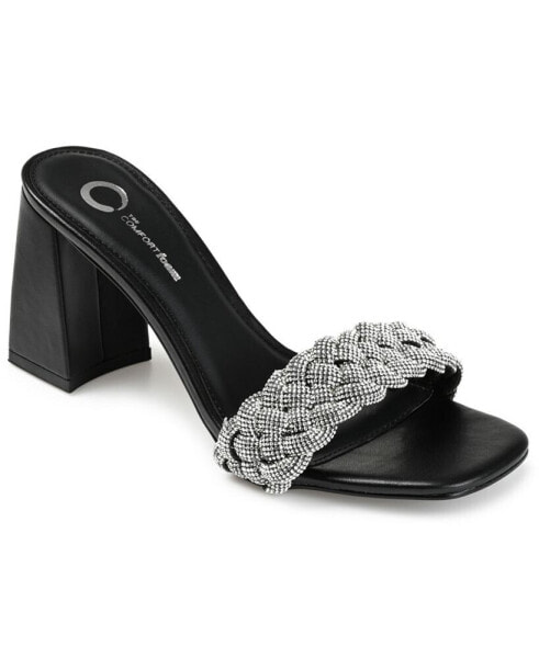 Women's Sashaa Braided Rhinestone Sandals
