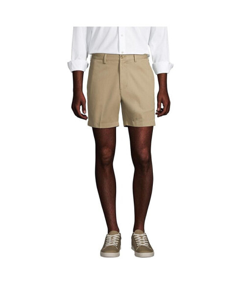 Men's Traditional Fit 6" No Iron Chino Shorts