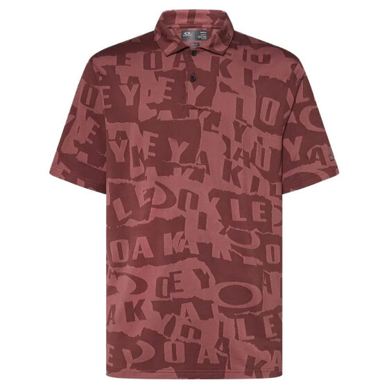 OAKLEY APPAREL Ransom Jacquard short sleeve polo