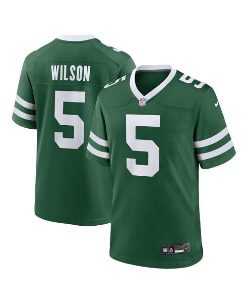 Men's Garrett Wilson Legacy Green New York Jets Game Jersey