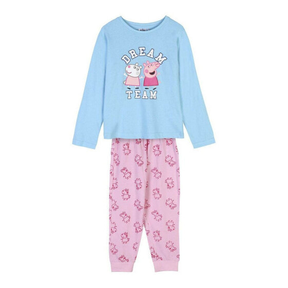 Пижама детская Peppa Pig Светло-синяя