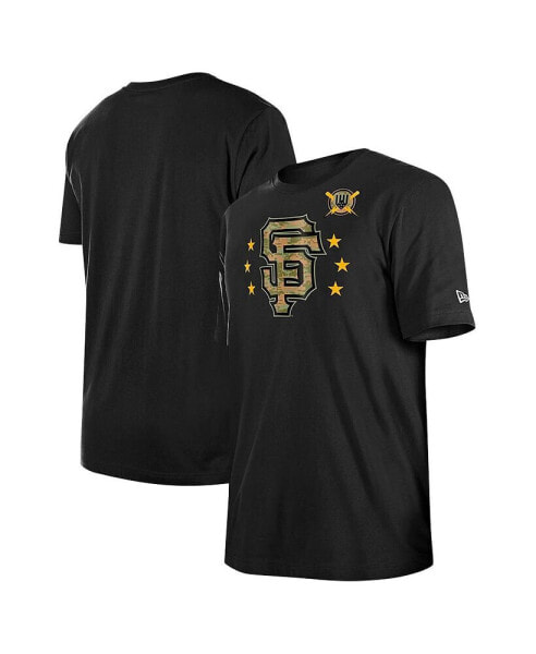 Men's Black San Francisco Giants 2024 Armed Forces Day T-Shirt