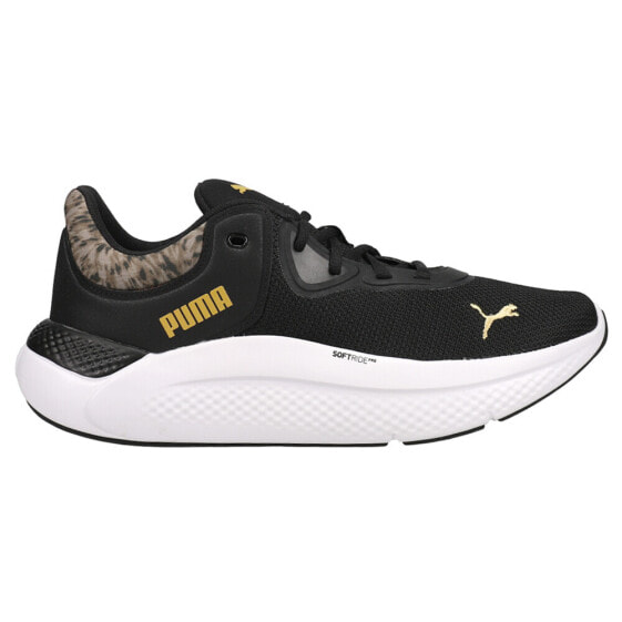 Puma Softride Pro Safari Glam Training Womens Black Sneakers Athletic Shoes 377