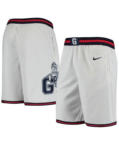 Men's White Gonzaga Bulldogs Limited Basketball Performance Shorts