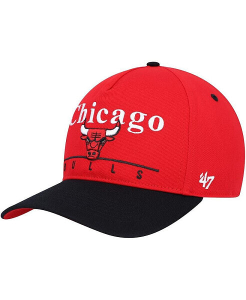 Men's Red, Black Chicago Bulls Super Hitch Adjustable Hat