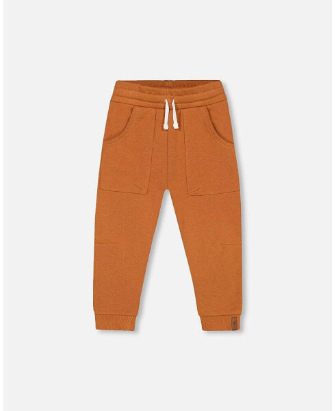 Boy French Terry Pant Spicy Brown - Toddler|Child