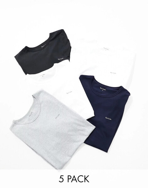 Paul Smith 5 pack t shirt in multi