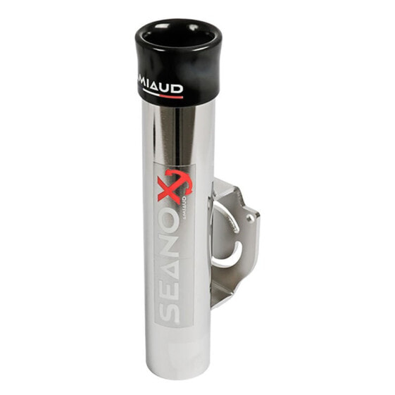 SEANOX Black Rubber Closed Stainless Steel Rod Holder