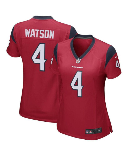 Women's Deshaun Watson Red Houston Texans Team Color Game Jersey