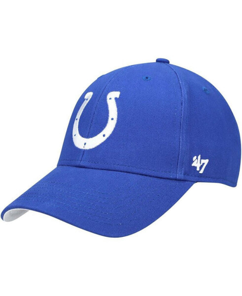 Boys Royal Indianapolis Colts Basic MVP Adjustable Hat