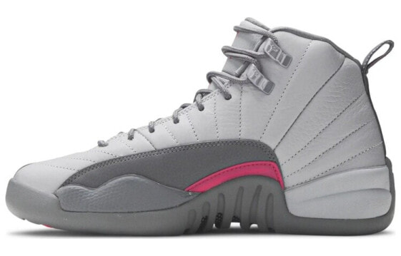 Air Jordan 12 Retro Wolf Grey Vivid Pink GS 2016 510815-029 Sneakers