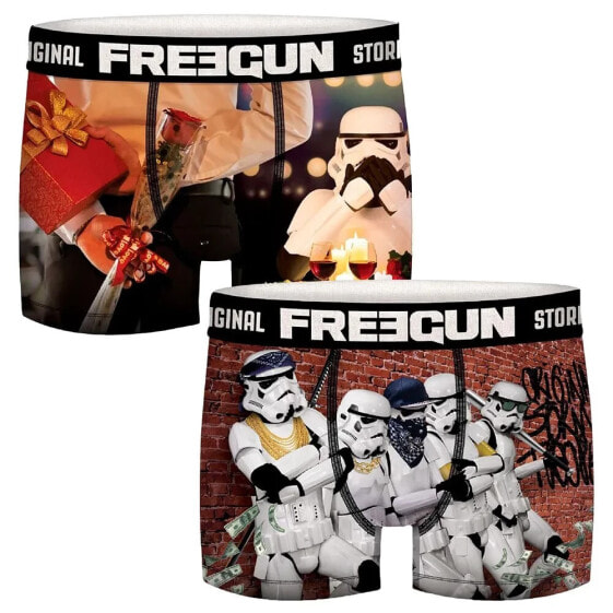 FREEGUN Gift Star Wars/Gang Star Wars boxers 2 units