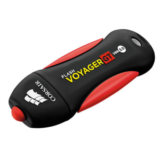 Corsair Voyager GT - 256 GB - USB Type-A - 3.2 Gen 1 (3.1 Gen 1) - 390 MB/s - Cap - Black - Red