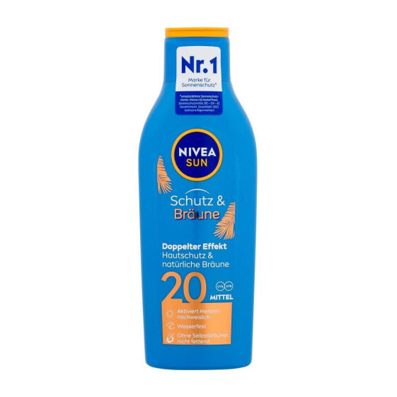 Nivea Sun Protect & Bronze Sun Lotion SPF20 200 ml sonnenschutz wasserfest unisex