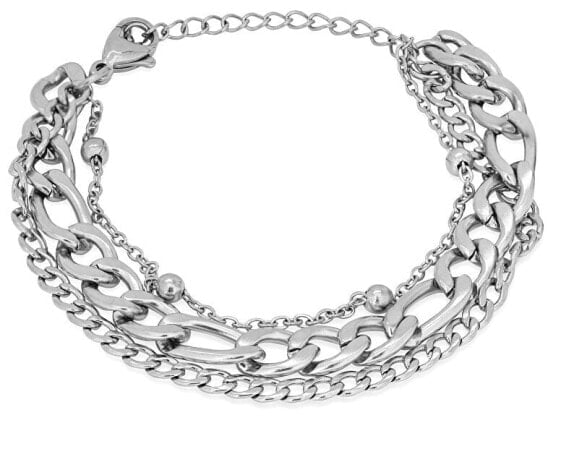Luxury triple steel bracelet