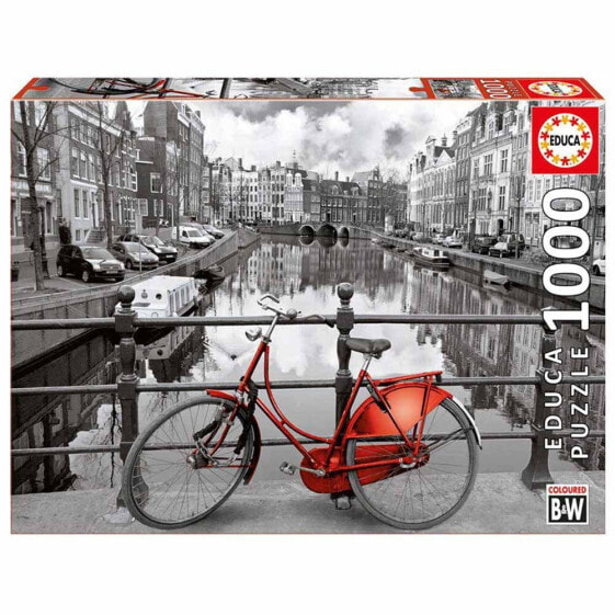 Пазл развивающий для детей EDUCA BORRAS "Детали велосипеда Амстердам" 1000 элементов.