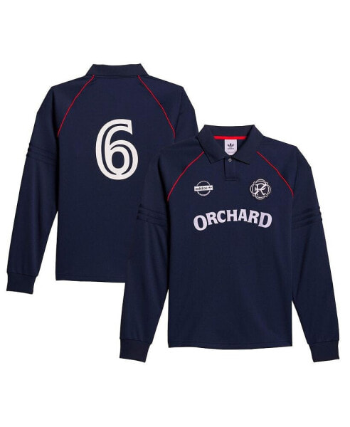 Men's Navy Orchard x New England Revolution Skateboarding Long Sleeve Jersey