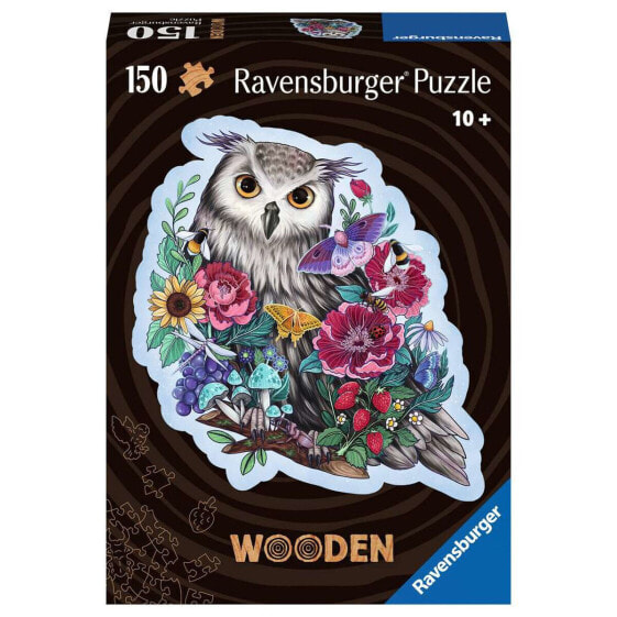 Пазл деревянный Ravensburger 17511 Сова 150 Предметы