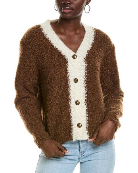 To My Lovers Cardigan Women's Brown S/M