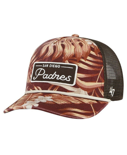 Men's Brown San Diego Padres Tropicalia Trucker Hitch Adjustable Hat