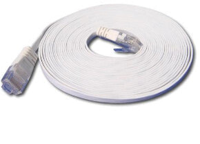 Wirewin PKW-SLIM-KAT6 0.5 WS - 0.5 m - Cat6 - U/UTP (UTP) - RJ-45 - RJ-45 - White