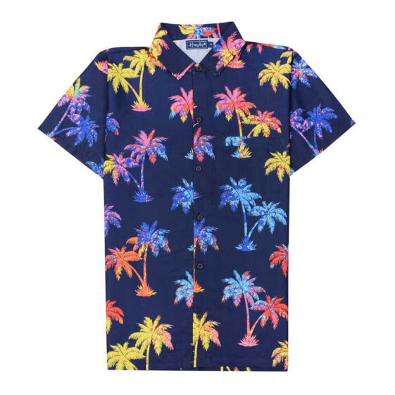 HAPPY BAY The colorful palms hawaiian shirt