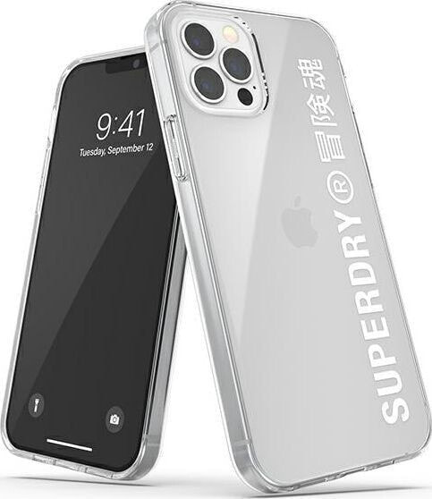 Superdry SuperDry Snap iPhone 12/12 Pro Clear Cas e biały/white 42596