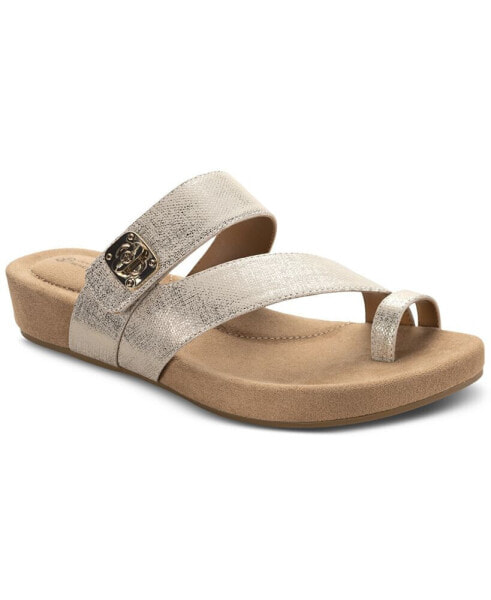 Women's Rilleyy Memory Foam Footbed Flat Sandals, Created for Macy's