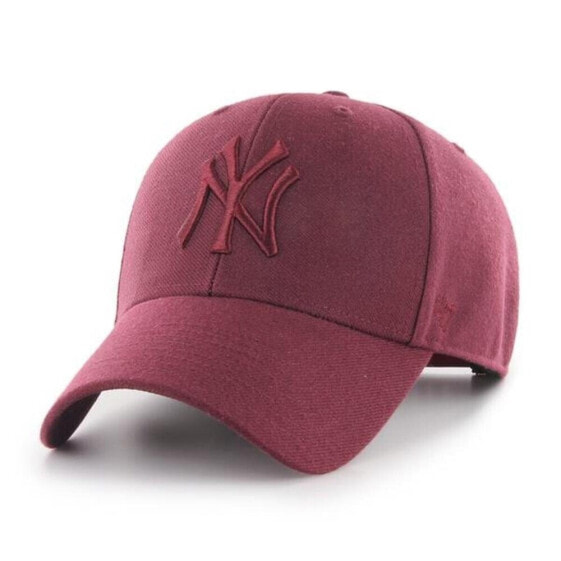 Бейсбольная кепка '47 Brand MLB NY Yankees Бордовая