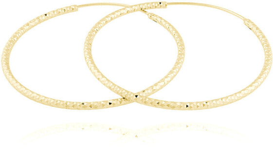 Gold plated silver earrings rings SVLE0216XD5GO40