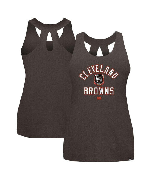 Women's Brown Cleveland Browns 2024 NFL Training Camp Tank Top