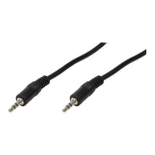 LogiLink 3.5mm - 3.5mm - 5m - 3.5mm - Male - 3.5mm - Male - 5 m - Black