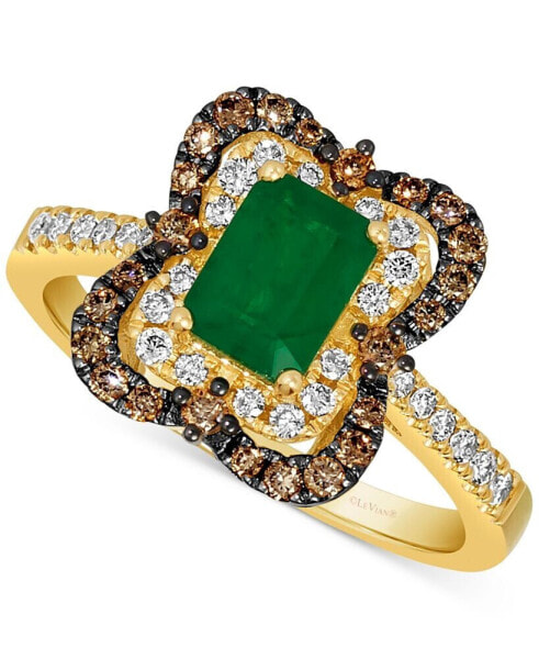 Кольцо Le Vian Emerald & Diamond в 14k Gold