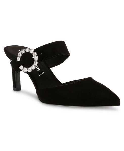 Women's Riri-C Imitation Pearl Buckle Mules