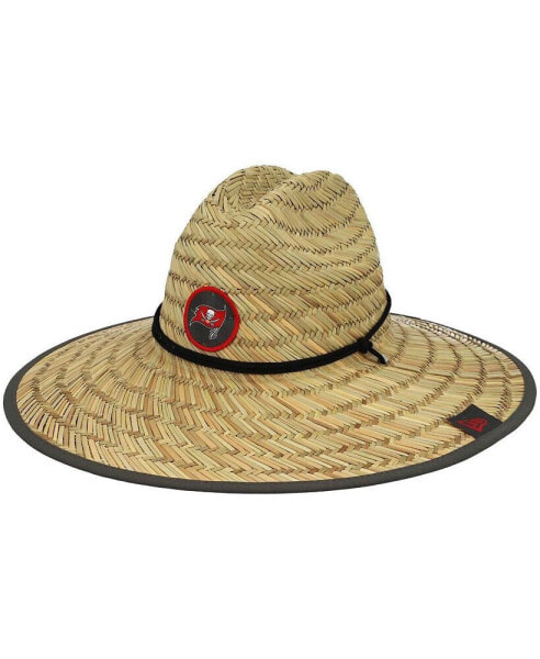 Men's Natural Tampa Bay Buccaneers NFL Training Camp Official Straw Lifeguard Hat