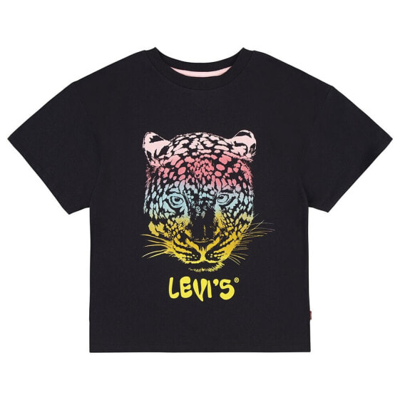 LEVI´S ® KIDS Leopard Oversized Teen Short Sleeve Round Neck T-Shirt
