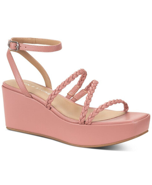 Women's Alyssaa Strappy Platform Wedge Sandals, Created for Macy's