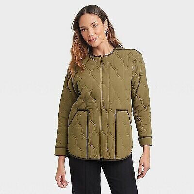 Women's Long Sleeve Quilted Jacket - Knox Rose
