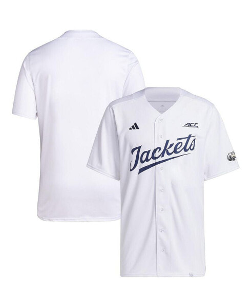Men's White Georgia Tech Yellow Jackets Team Baseball Jersey