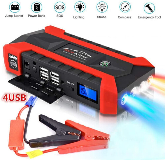 20,000 mAh Car Battery Jump Starter, Riloer Portable Charger for Outdoor Power Tools