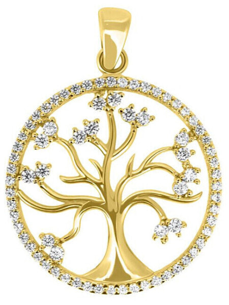 Beautiful pendant made of yellow gold Tree of Life PENT014_AU_Y