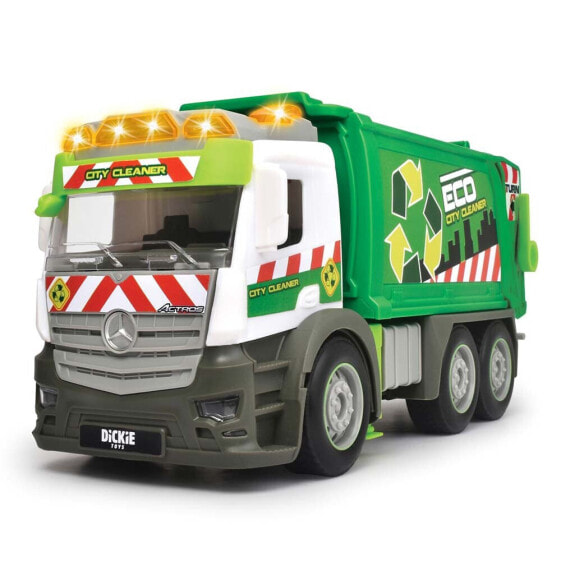 Игрушечный транспорт Dickie Toys Грузовик Mercedes City Truck с светом и звуком 26 см