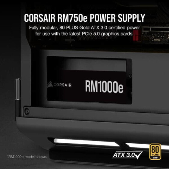 Corsair RM750e - 750 W - 100 - 240 V - 47 - 63 Hz - 5 A - 10 A - 110 W