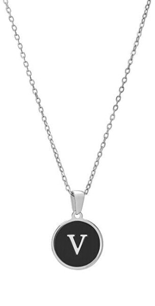 Original V steel necklace