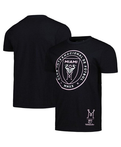 Men's Black Inter Miami CF Crest T-shirt