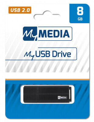 Verbatim USB 2.0 Stick 8GB, schwarz - USB-Stick - 8 GB