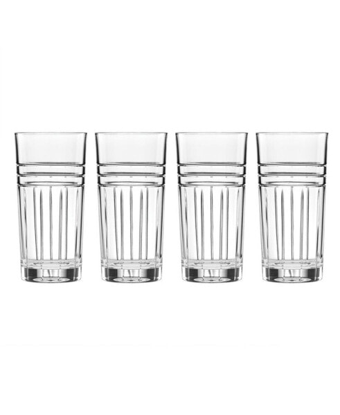 Tempo Highball Glasses, Set of 4