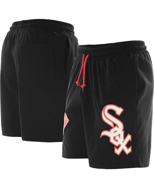Men's Black Chicago White Sox Color Pack Knit Shorts